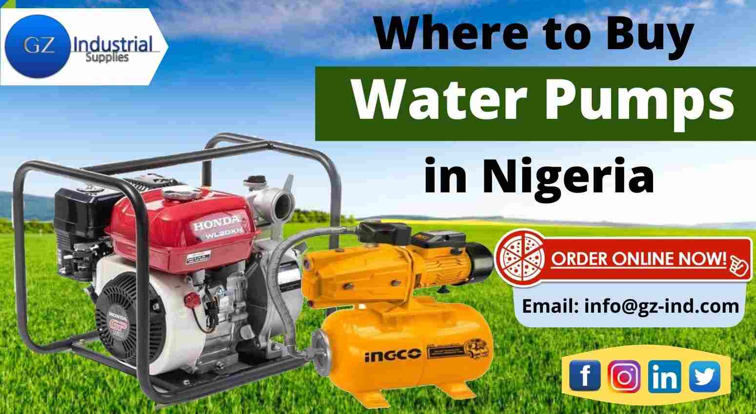 Where to Buy Water Pumps in Nigeria