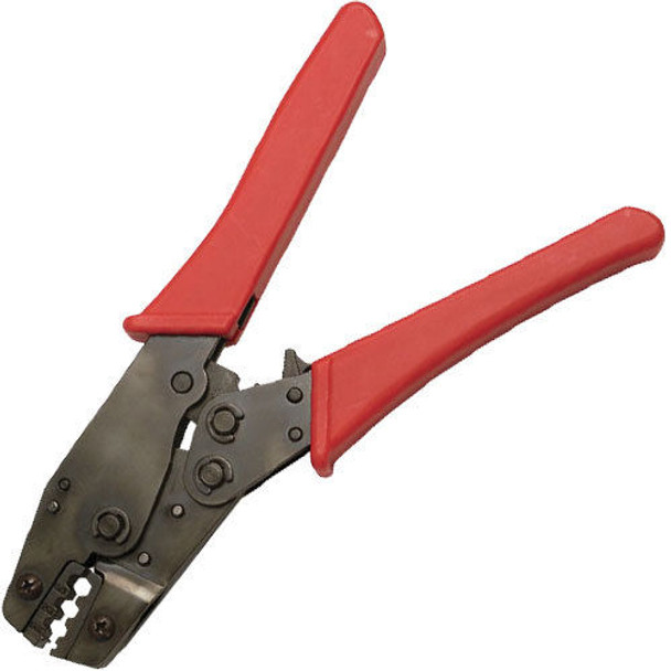 8" crimp tool for open barrel pin and socket