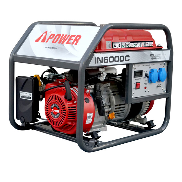 A-iPower 3.8Kva Manual Start Generator IN6000C