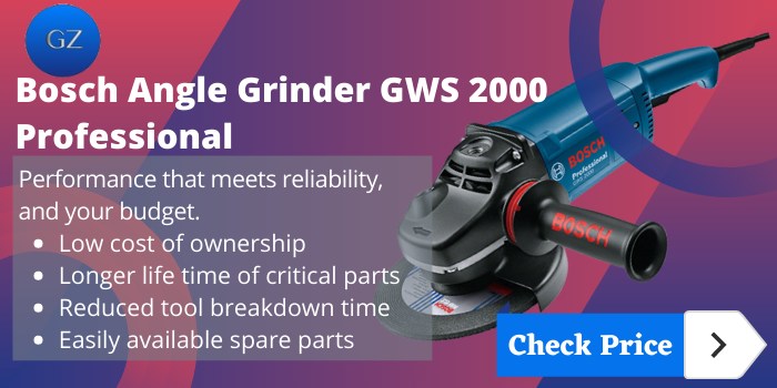 Bosch Angle Grinder GWS 2000 Professional