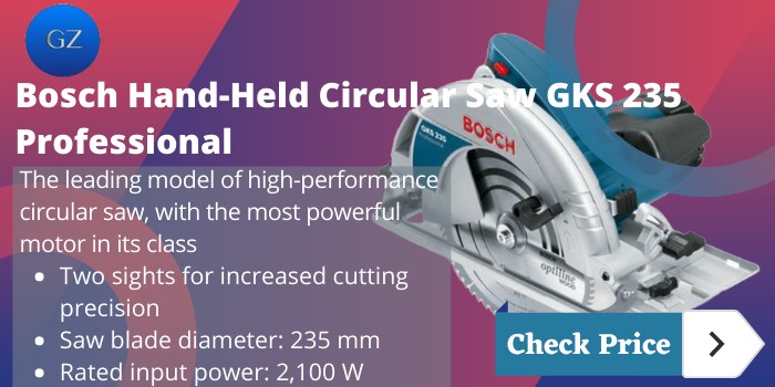 Bosch Hand-Held Circular Saw GKS 235 Professional