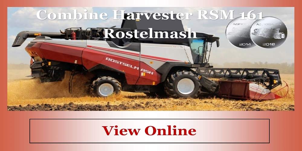 Combine Harvester RSM 161 Rostelmash