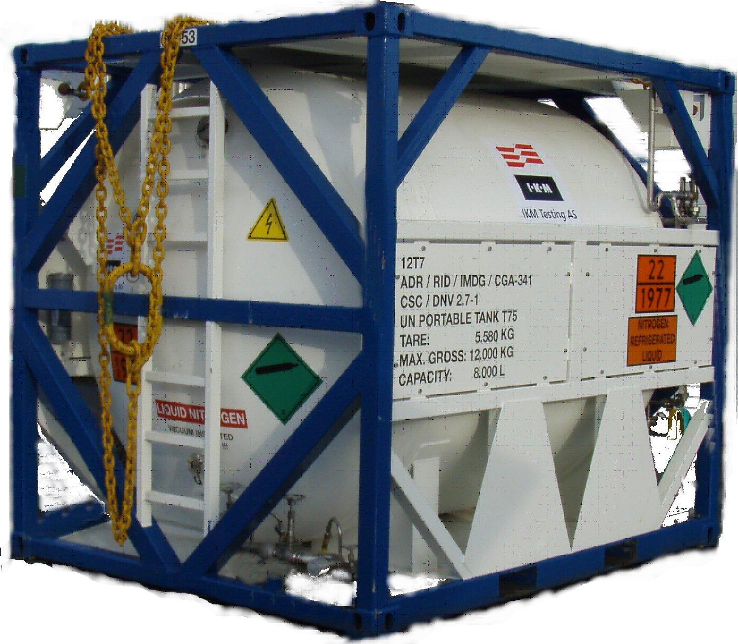 CryogenIc Offshore container 8000L