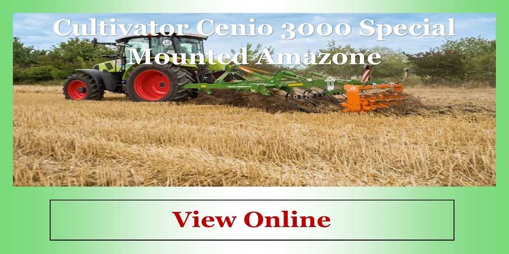 Cultivator Cenio 3000 Special Mounted Amazone 