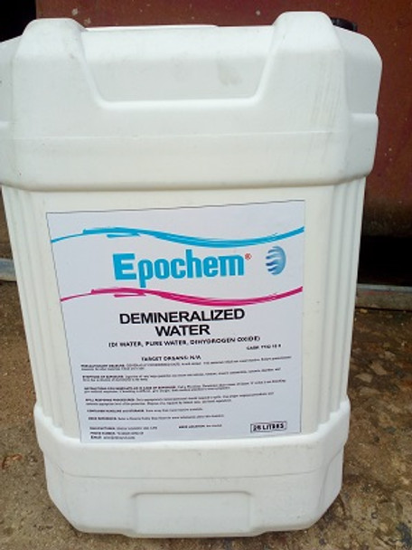Demineralised Water 20 Liters