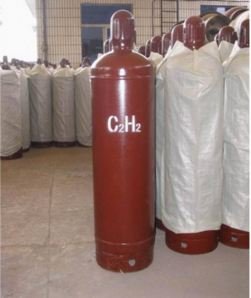 Dissolved acetylene Gas 40 Liters cylinders (returnable cylinders)