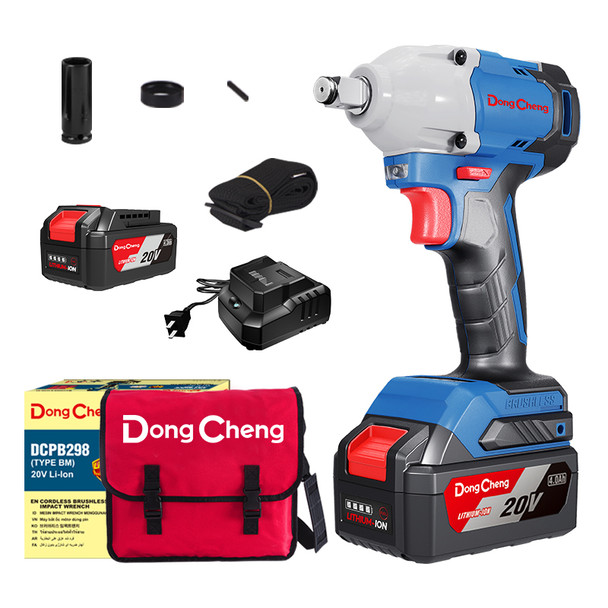 DongCheng Cordless Brushless Impact Wrench 16 mm 20V 4A DCPB298BM