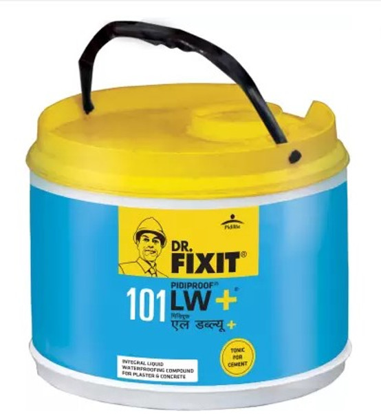 Dr. Fixit Pidiproof 101 LW + Waterproofing Chemical Plasticizer 10 Liters