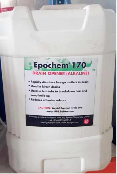 Drain Opener Epochem 170 alkaline cleaner 20 liters