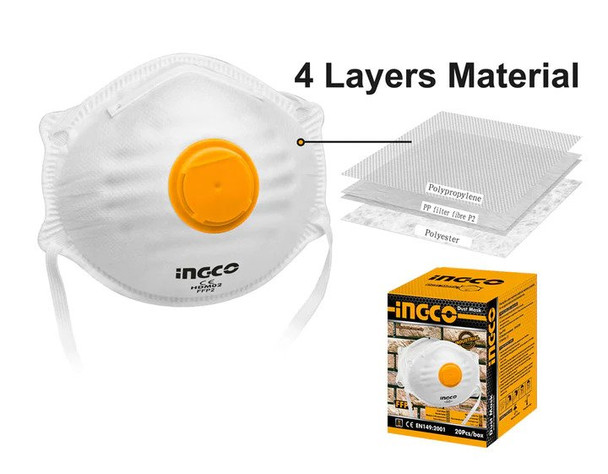 Dust Mask with Breath Valve (N95)