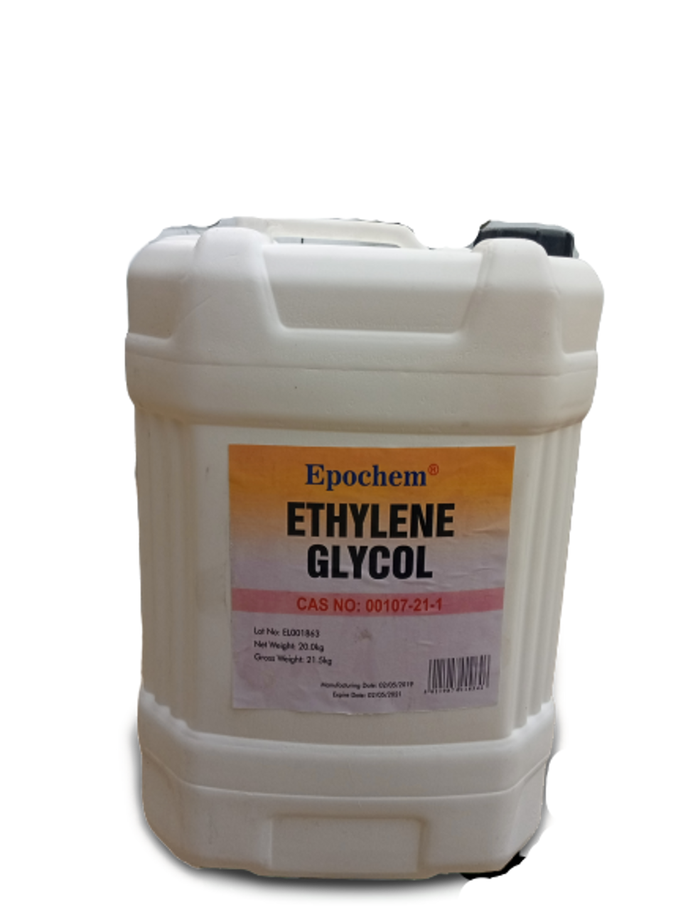 Ethylene Glycol 20 Liters Keg
