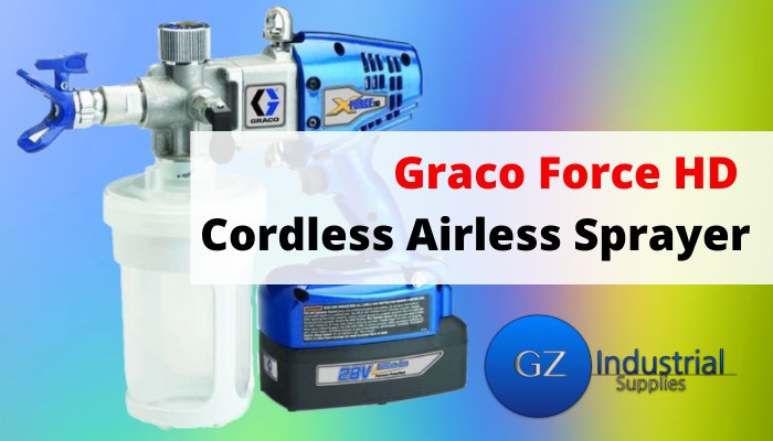 Graco Force HD Cordless Airless Sprayer Banner 