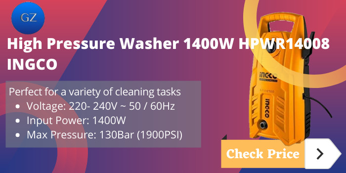 High Pressure Washer 1400W HPWR14008 INGCO