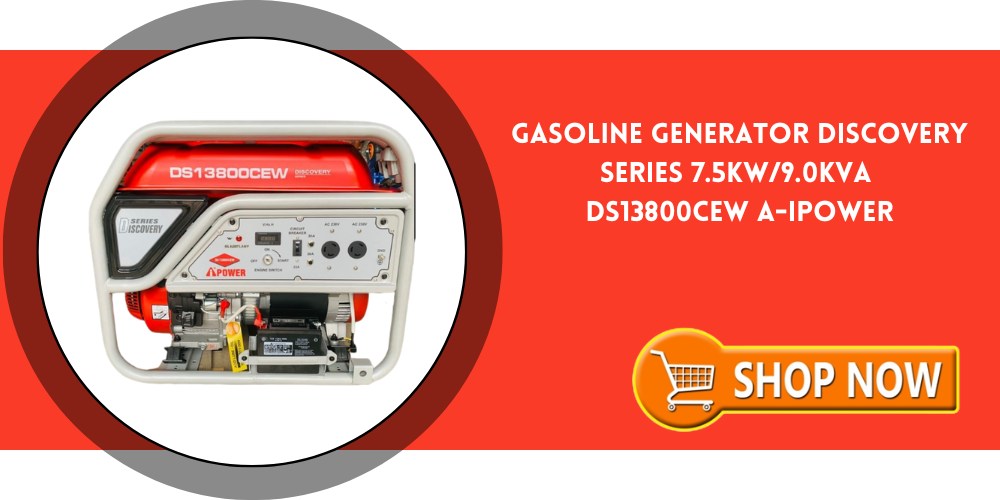 Gasoline Generator DISCOVERY SERIES 7.5kw/9.0Kva DS13800CEW A-iPower