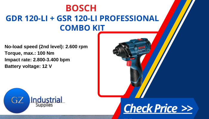 Bosch GDR 120-LI + GSR 120-LI Professional Combo Kit