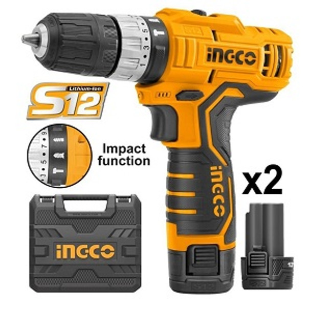 Ingco Lithium-Ion impact drill