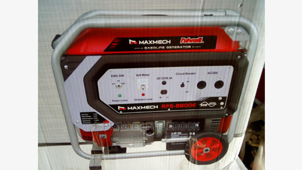 Maxmech Key Starter Petrol Generator - 7.5KVA - 100% copper, 230V, 620MM,Maxmech RWD 8800E