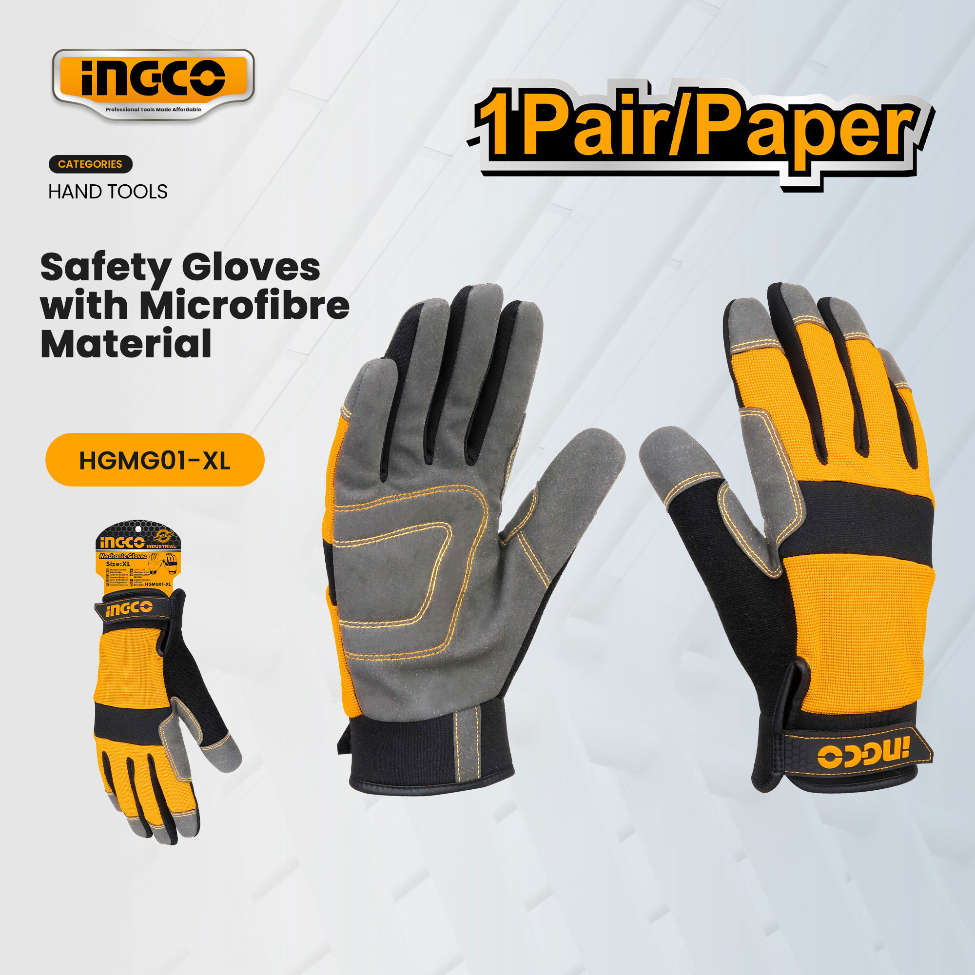 INGCO Mechanic Gloves HGMG01-XL