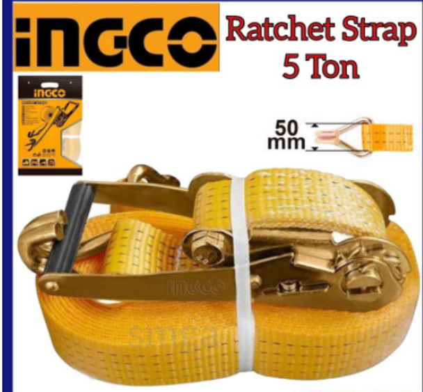 Ratchet Straps 5 ton - (HRSP5101) INGCO
