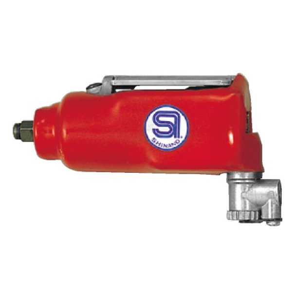 Shinano Heavy duty 3/8" pneumatic impact wrench with muffler and housing cover