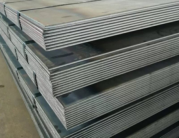 Steel road plates